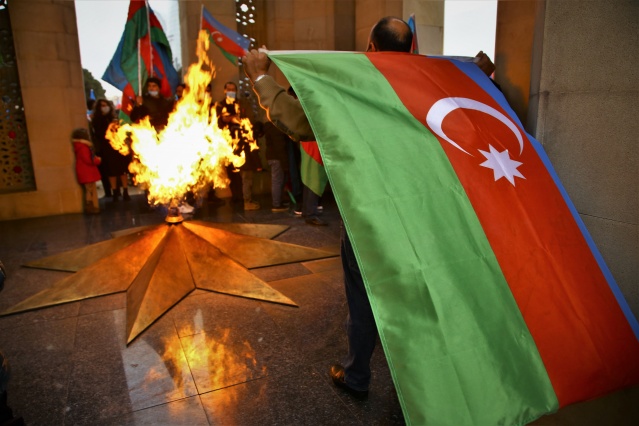 Azerbaycanlılar,  Laçın'ın işgalden kurtuluşunu kutluyor 9