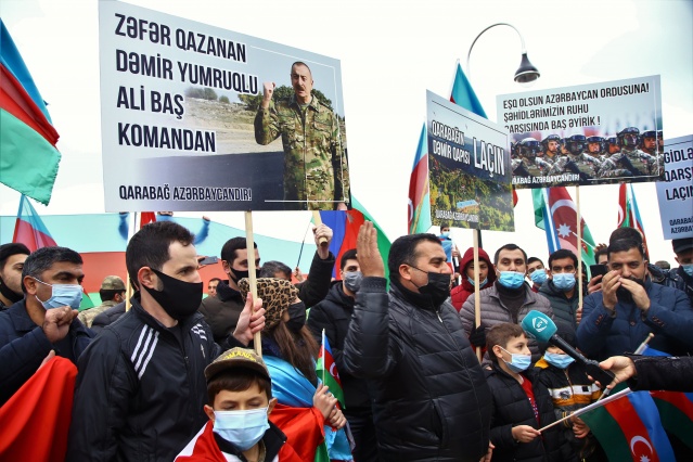 Azerbaycanlılar,  Laçın'ın işgalden kurtuluşunu kutluyor 23