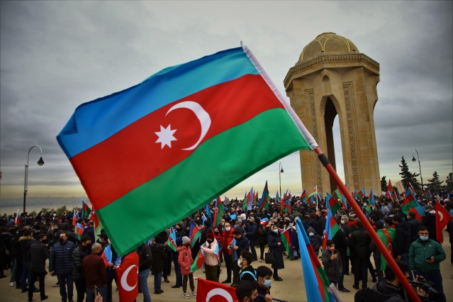 Azerbaycanlılar,  Laçın'ın işgalden kurtuluşunu kutluyor 12