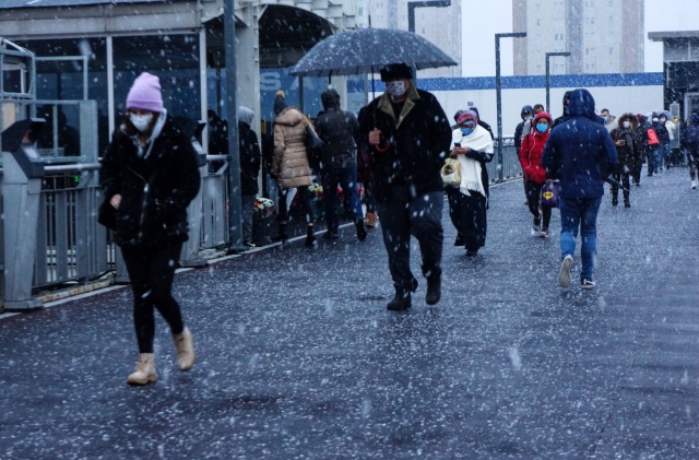İstanbul'da kar yağışı başladı 5