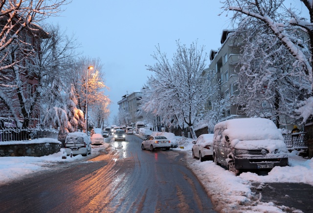 İstanbul beyaza büründü 2