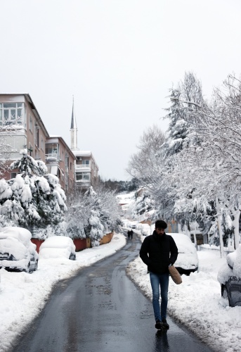 İstanbul beyaza büründü 3