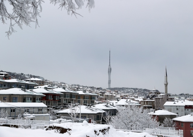İstanbul beyaza büründü 9