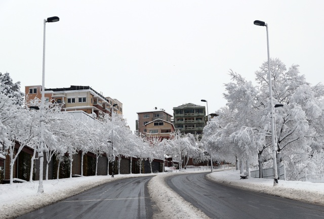 İstanbul beyaza büründü 11