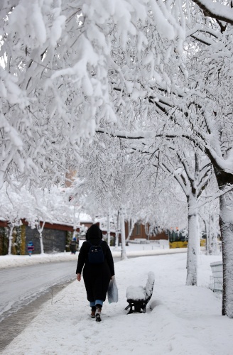 İstanbul beyaza büründü 1