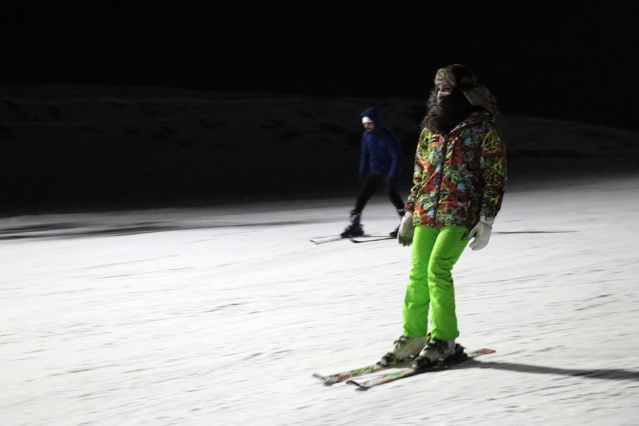 Küpkıran Kayak Merkezi'nde gece kayak keyfi 11