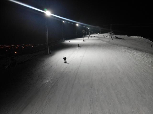 Küpkıran Kayak Merkezi'nde gece kayak keyfi 2