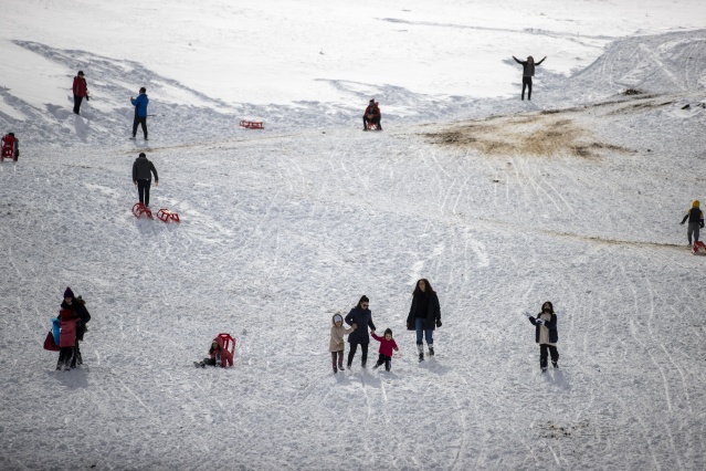 Antalya Saklıkent'te kayak keyfi yaşanıyor 18