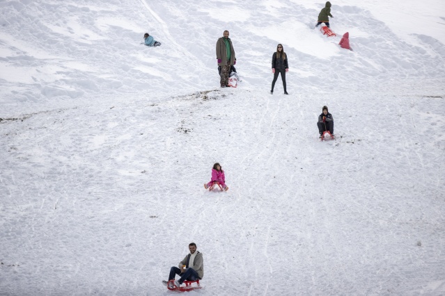Antalya Saklıkent'te kayak keyfi yaşanıyor 16