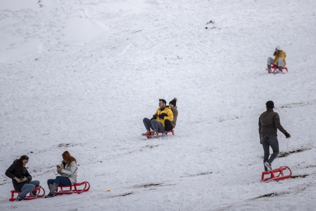 Antalya Saklıkent'te kayak keyfi yaşanıyor 10
