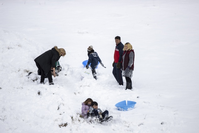 Antalya Saklıkent'te kayak keyfi yaşanıyor 4