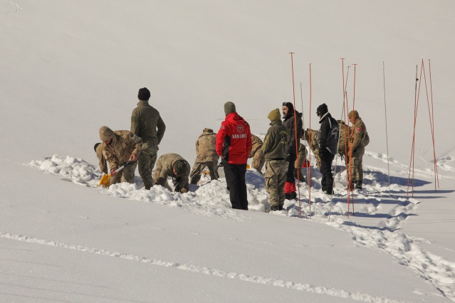 Van'da "çığ timi" afetlerle mücadeleye hazır 1