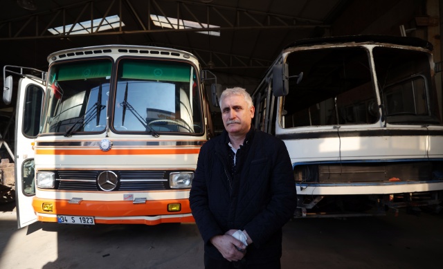 Eski otobüslere usta ellerden nostaljik dokunuş 4