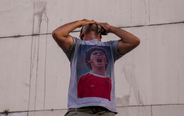 "Maradona'nın öldürüldüğü" iddiasıyla gösteri düzenlendi 3