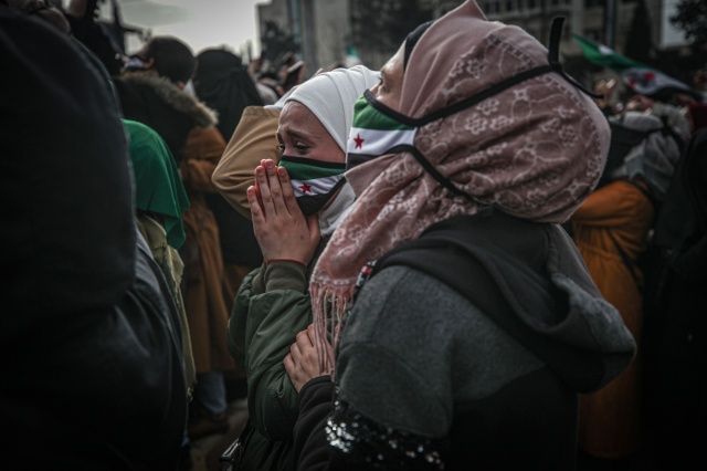 İç savaşın 11. yılına girdiği Suriye'de gösteriler düzenlendi 4