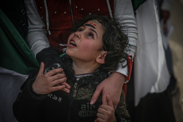 İç savaşın 11. yılına girdiği Suriye'de gösteriler düzenlendi 3