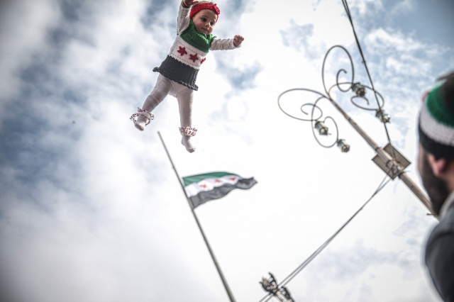 İç savaşın 11. yılına girdiği Suriye'de gösteriler düzenlendi 1