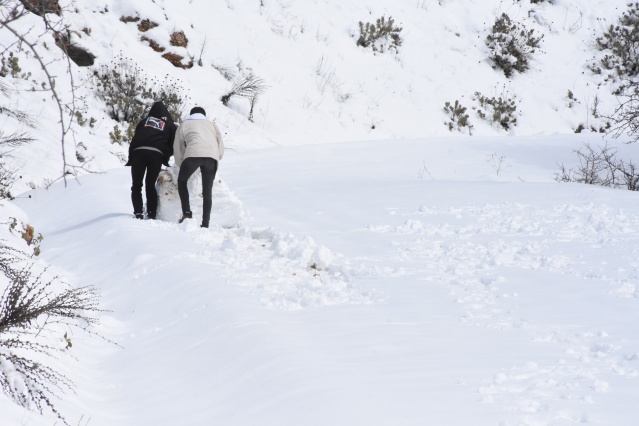Muğla'nın yüksek kesimlerine kar yağdı 1