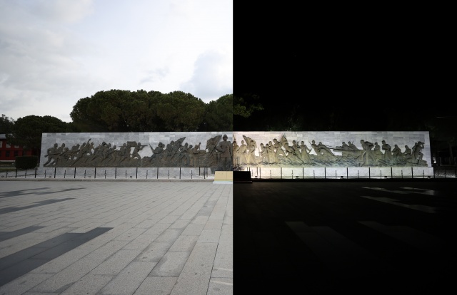 Çanakkale Şehitler Abidesi'nde gece-gündüz aynı karede 5