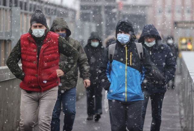 İstanbul'da kar yağışı 5