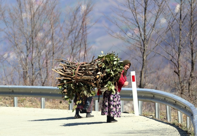 Doğu Karadenizli kadınların sabah başlayan yorucu mesaisi 1