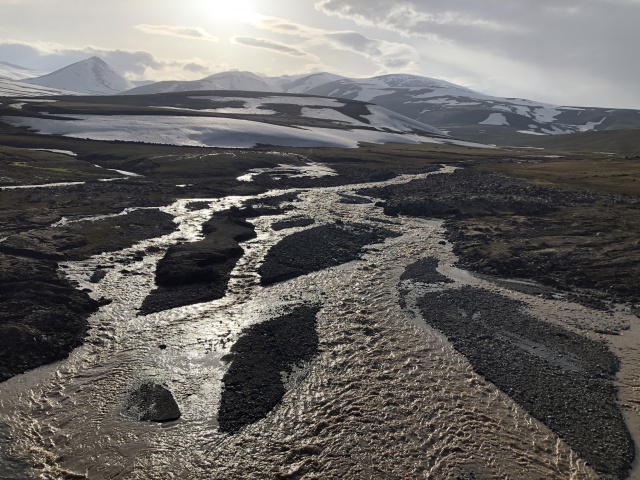 Aras Dağları karların erimesiyle renklendi 11