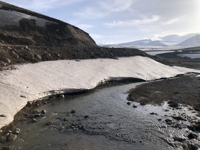 Aras Dağları karların erimesiyle renklendi 9