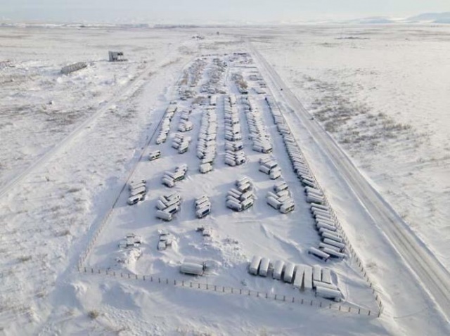 Sıcaklığın eksi 50 dereceye düştüğü Rusya'da her şey buz tuttu 15