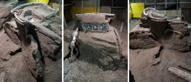 İtalya'da 2 bin yıllık dört tekerlekli tören arabası bulundu 8