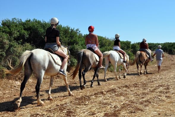 Turistlerden atlı safari turuna büyük ilgi 9