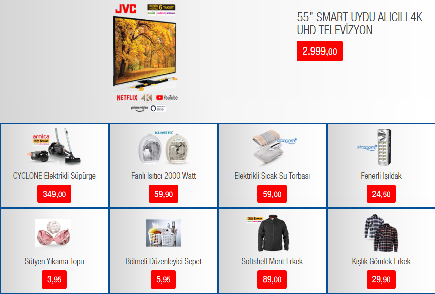 BİM 13 ARALIK AKTÜEL ÜRÜN KATALOĞU 