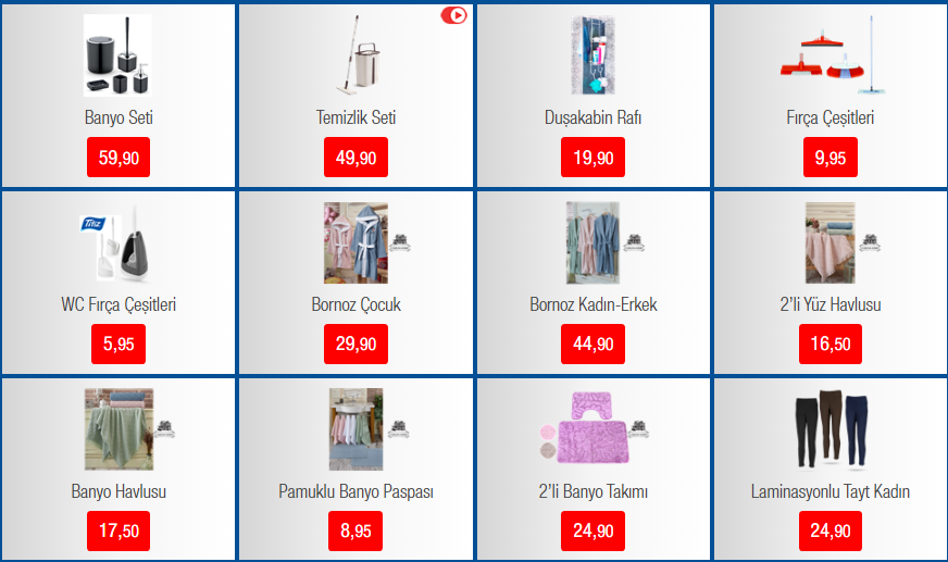 BİM 13 ARALIK AKTÜEL ÜRÜN KATALOĞU 