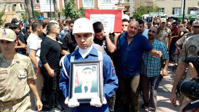 Şehit Uzman Çavuş Mehmet Uçar son yolculuğuna uğurlandı