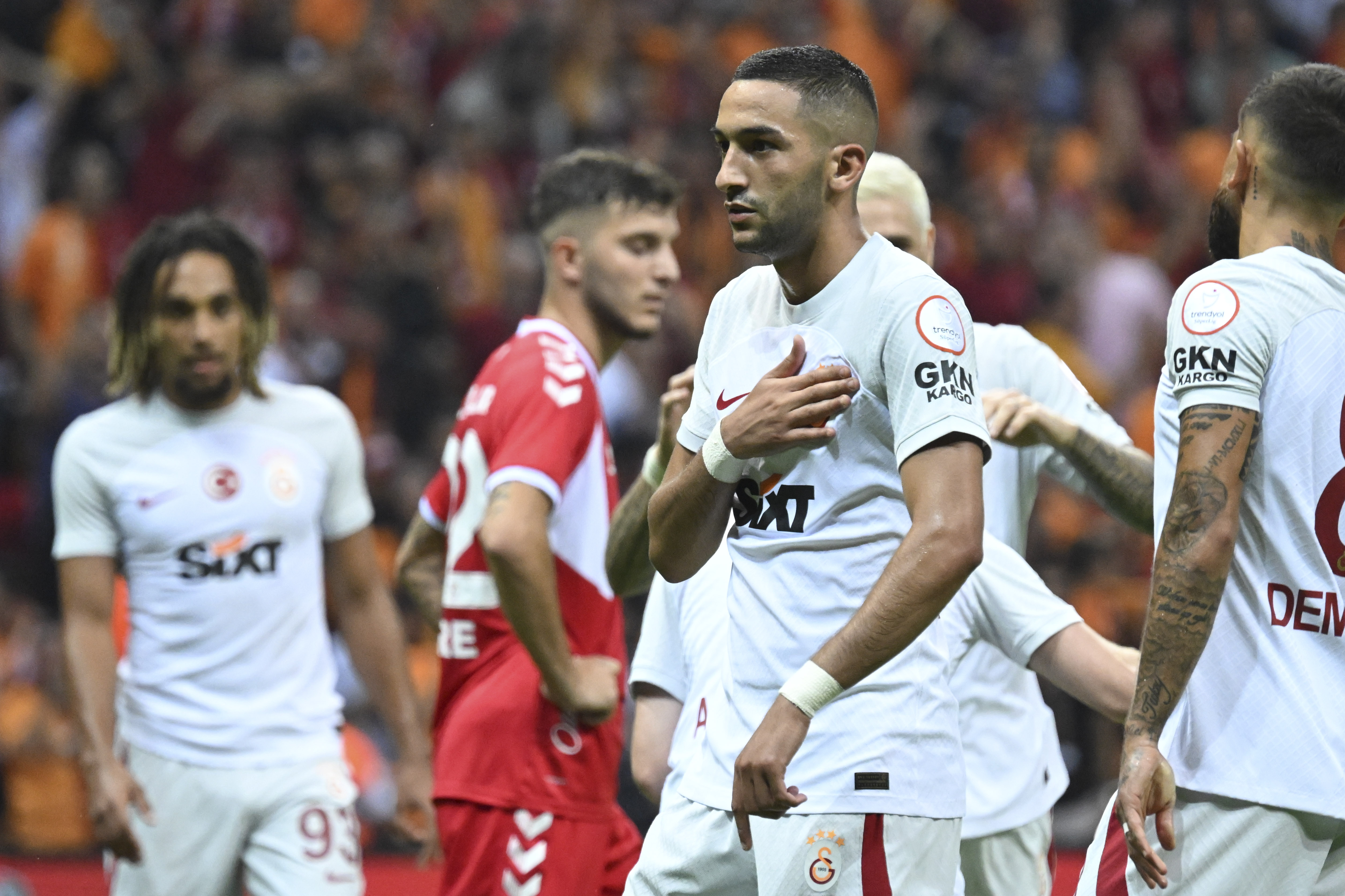 Ziyech girdi Galatasaray Samsunspor'u yendi