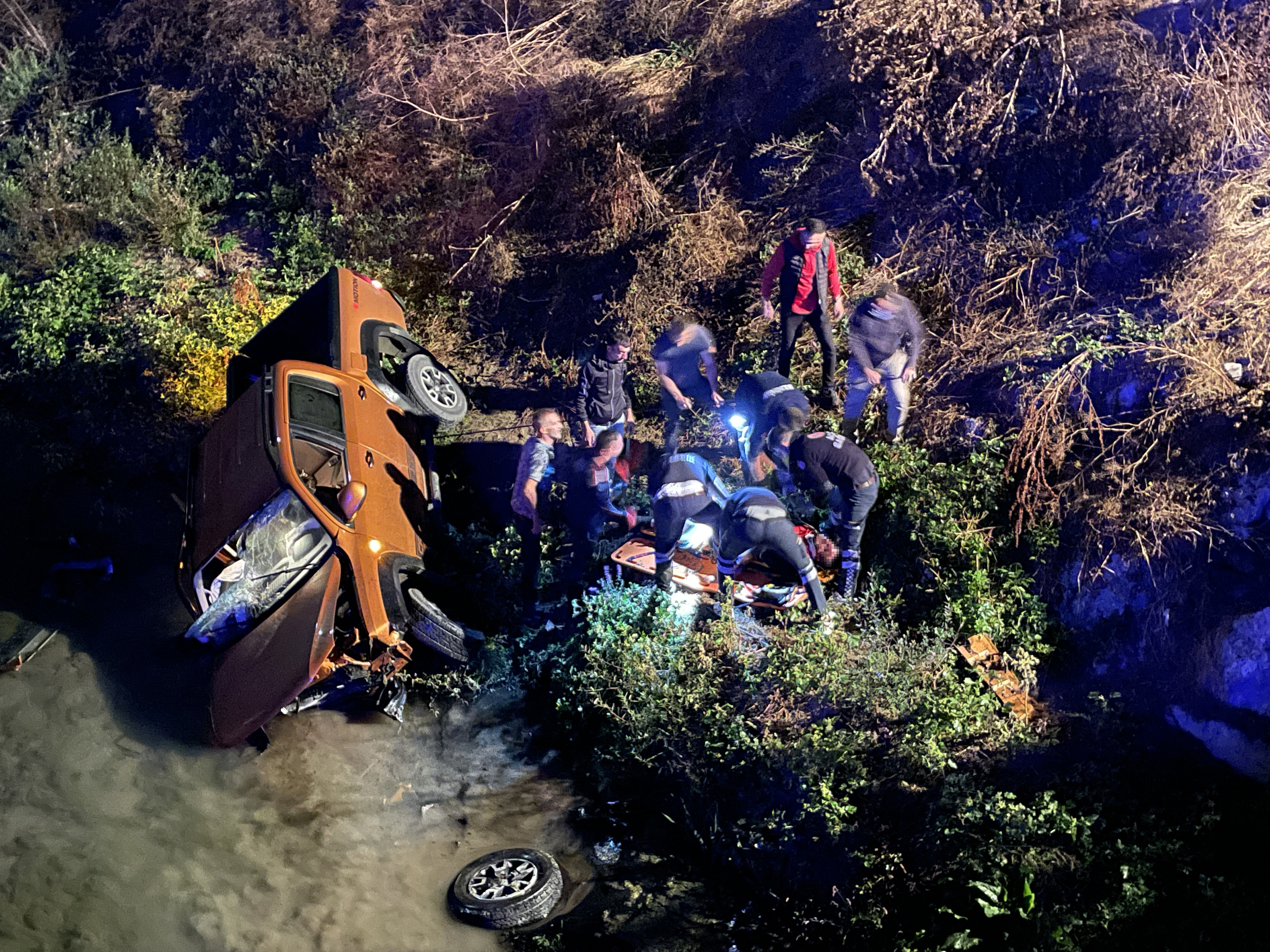 Bolu'da dereye düşen araçtaki Murat Sınmaz öldü