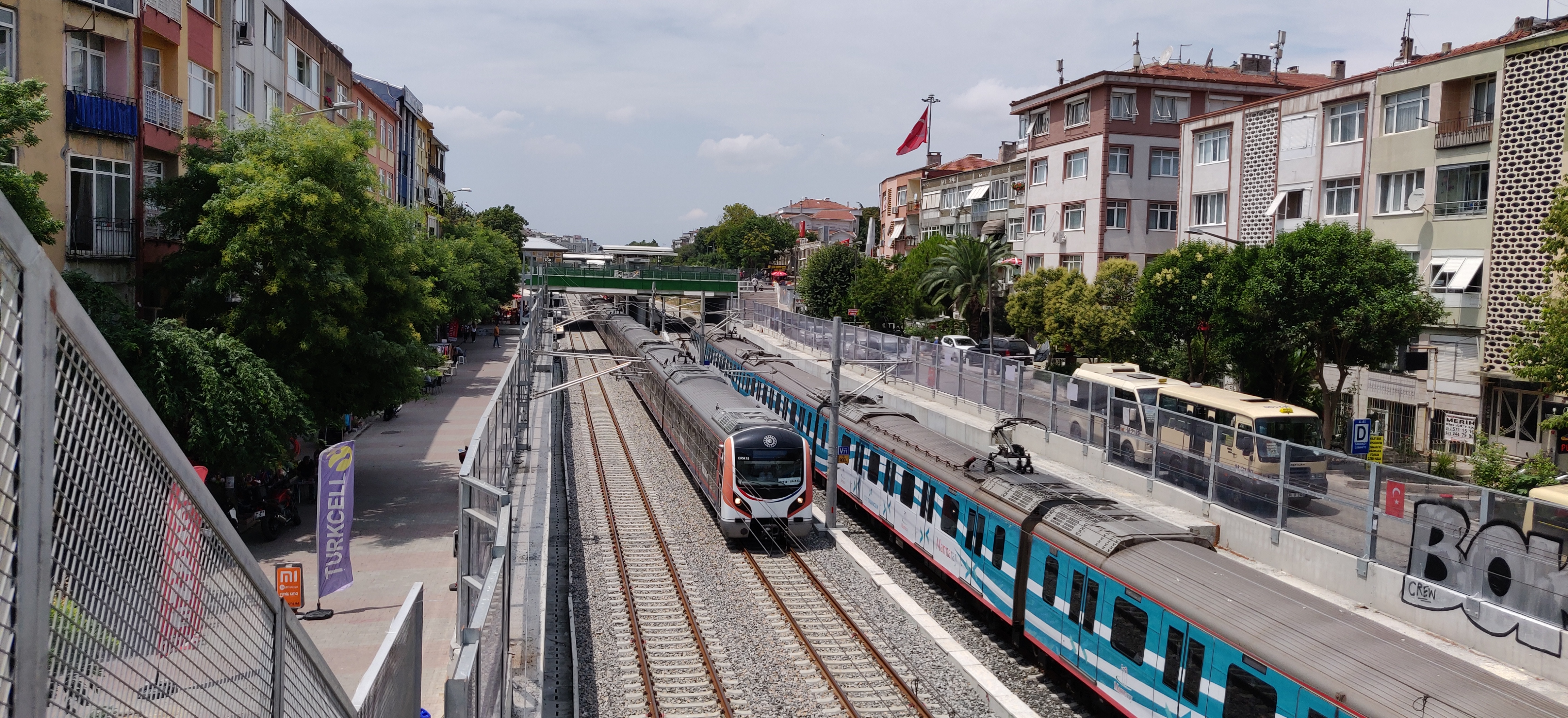 Marmaray'da acı olay: Raylara atlayan kişi hayatını kaybetti