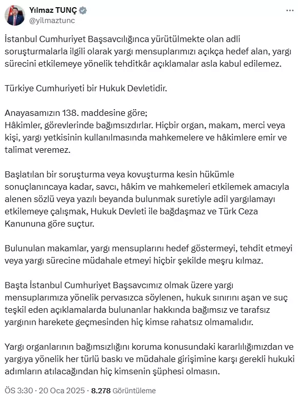 Adalet Bakani Tunc Tan Imamoglu Na Baslatilan 18282301 2390 M