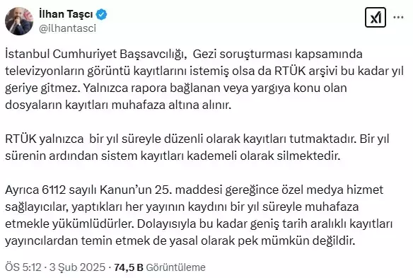 Gezi Sorusturmasi Medyaya Sicradi Ama Bir Sikinti 18331993 5235 M