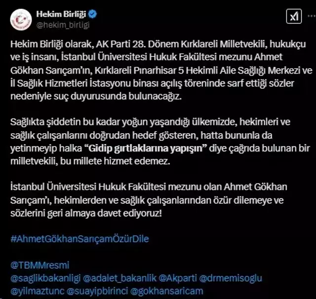 Milletvekilinden Skandal Sozler Saglik 18381118 4145 O