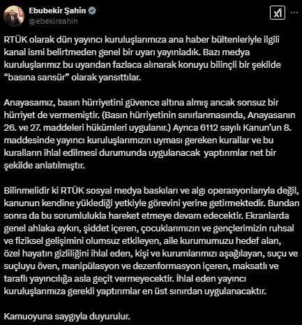 Rtuk Baskani Sahin Den Basina Sansur Aciklamasi 18354905 6244 M