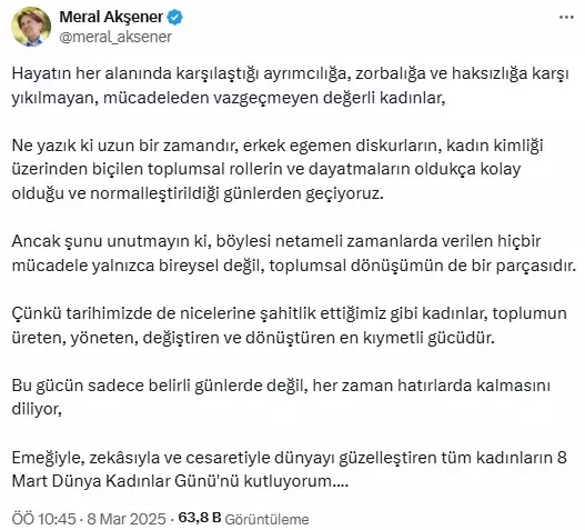 Meral Aksener Den Aylar Sonra Ilk Mesaj 18436201 3942 M