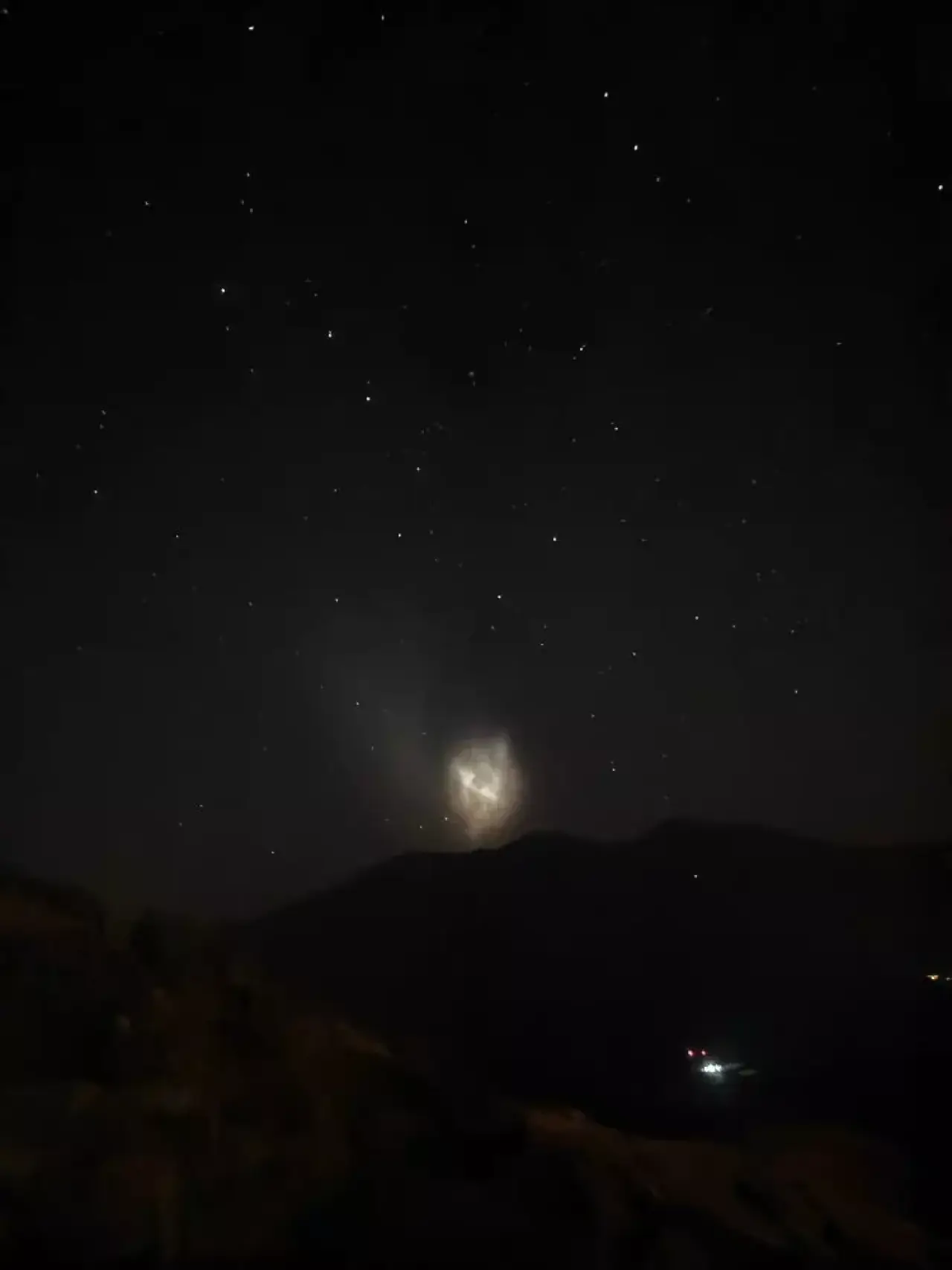 Gece ortaya çıktı! Herkes gökyüzüne baktı 3