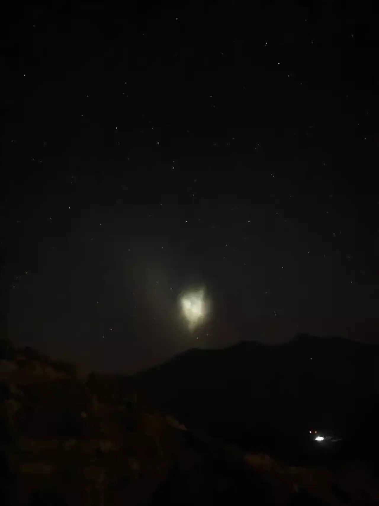 Gece ortaya çıktı! Herkes gökyüzüne baktı 5