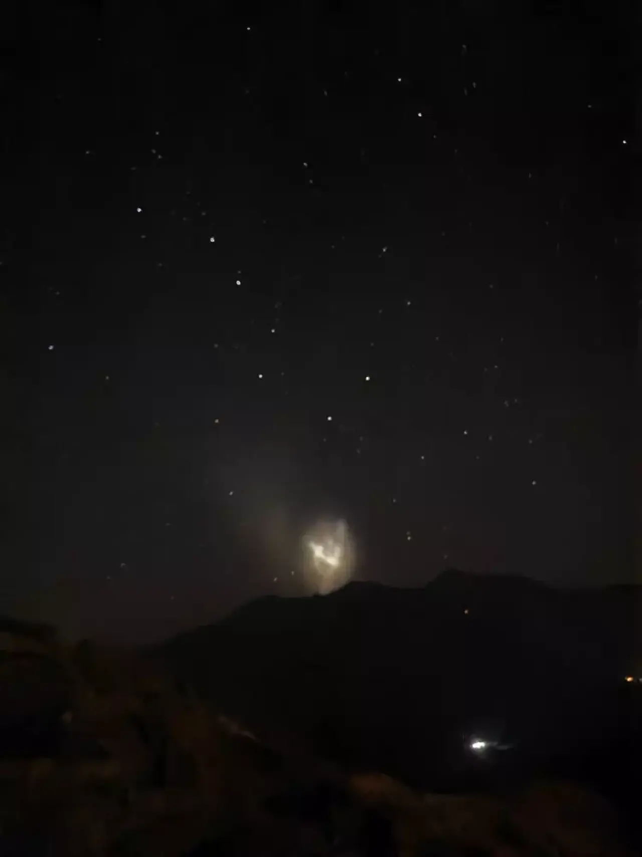 Gece ortaya çıktı! Herkes gökyüzüne baktı 7